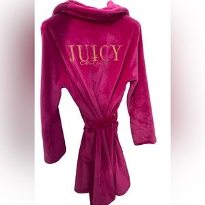 Juicy couture pink and gold robe
